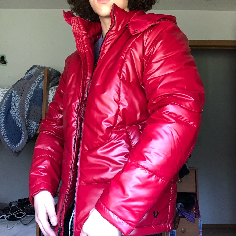 True Religion Shiny Puffer Coat